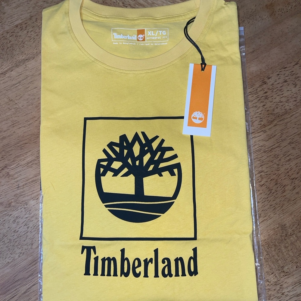 SOLD Timberland Yellow Logo T-Shirt